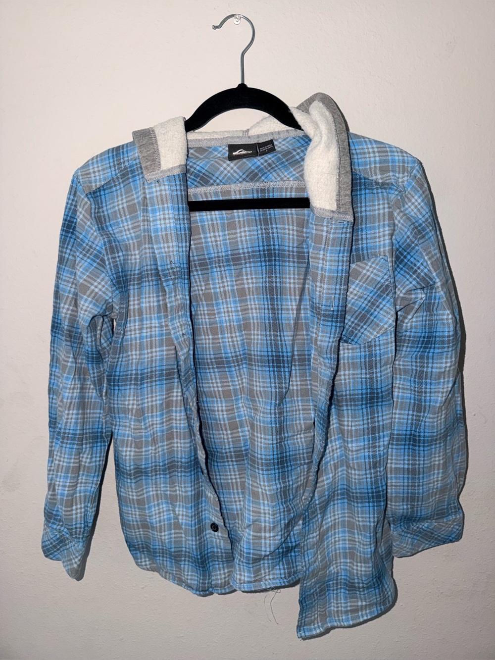 Quicksilver Plaid Shirt Hoodie